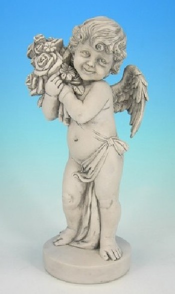 Anjo Com Flor 11.2*9.5*24.5...
