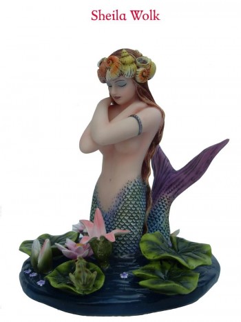 Sujet fée sirène dans l'eau...