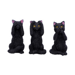 Three Wise Felines 8,5cm