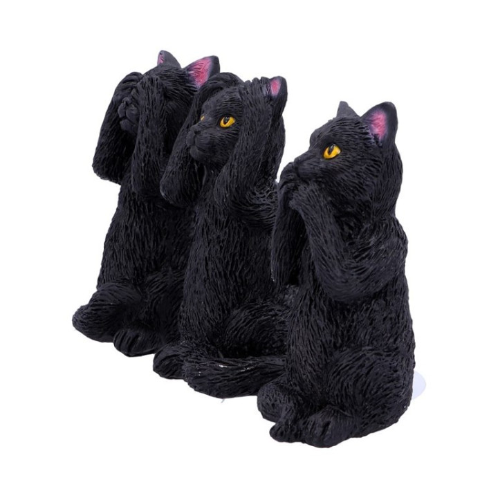 Three Wise Felines 8,5cm