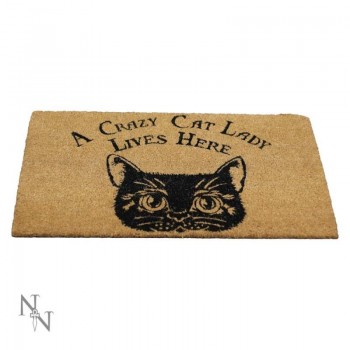 Crazy Cat Lady Doormat 45x75cm