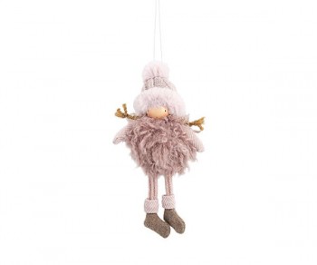 BAMBINA PELLICCIA ROSA DA...