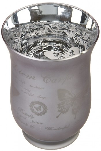 Candle Holder Grey 15cm 6/12