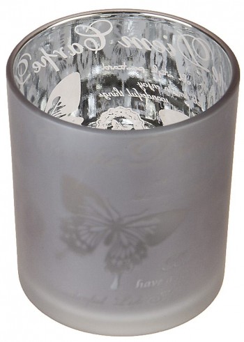 REA Candle H. Grey 8cm 24/48