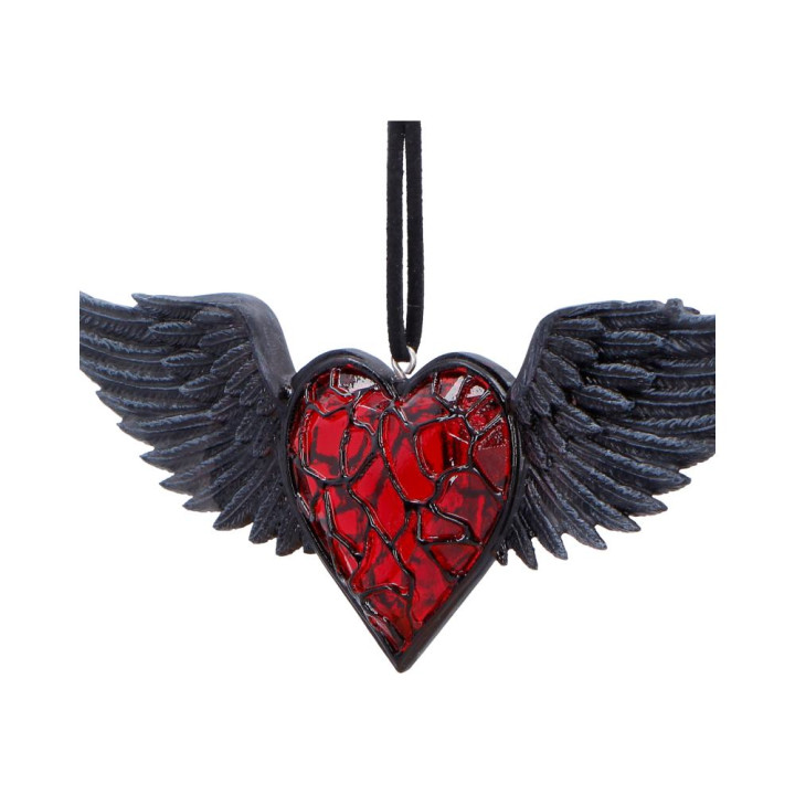 Black Winged Heart Hangin