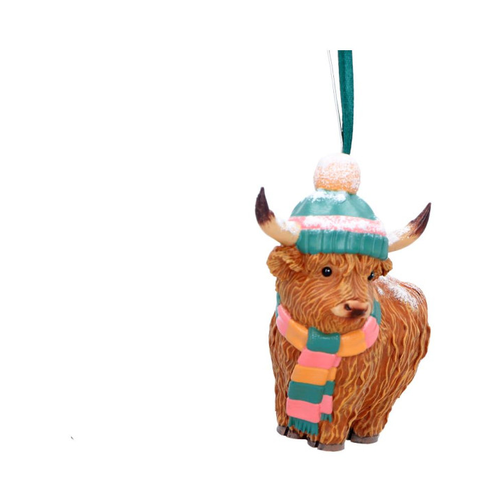Winter Highland Cow Snowf