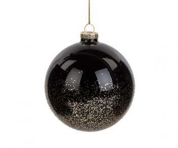 SET.4 SFERE NERE C/GLITTER...