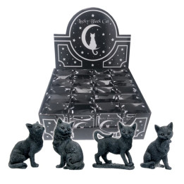 Lucky Black Cats 9cm (Dis