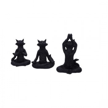Zen Cats (Set of 3) 18.7cm
