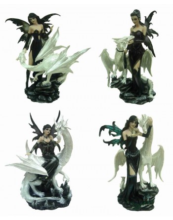 Fada Negra Com Dragão...