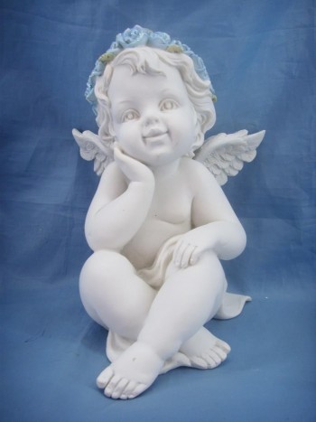 Anjo Com Coroa Azul 10,5*14...