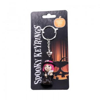 Spooky Keyrings Witch 5.5cm...
