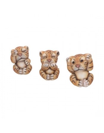 Three Wise Tigers 8cm