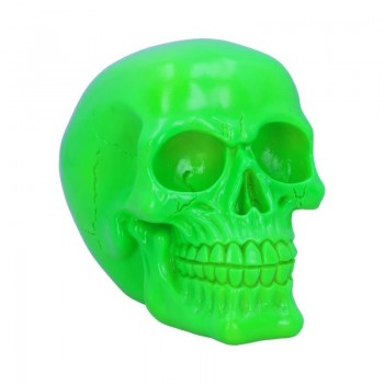 Psychedelic Skull Green 15.5cm