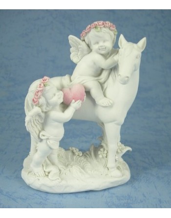 Sujet 2 anges avec cheval...