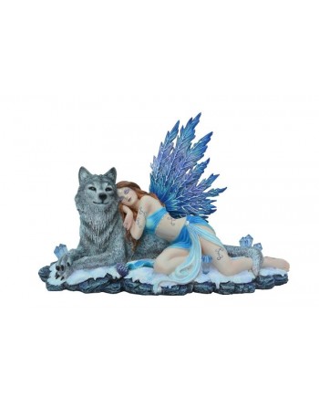 Fada Deitada Sobre Lobo...