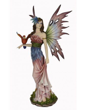 Fada Colorida Com Papagaio...