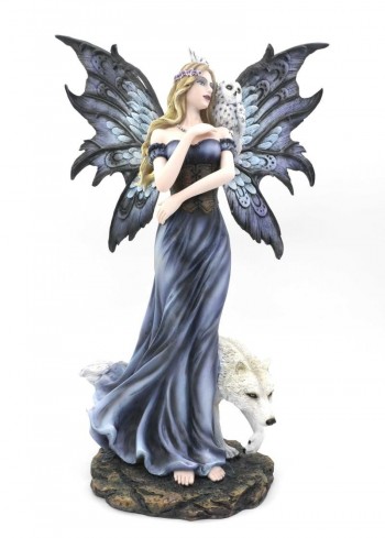 Fada Com Lobo Branco...