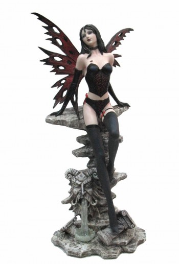 Grande fée sexy noir 70 cms...