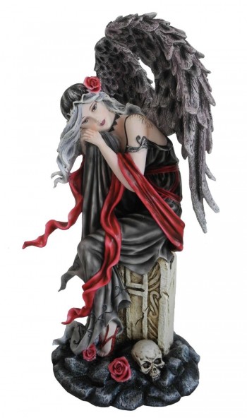 Sujet ange ailes noire avec...