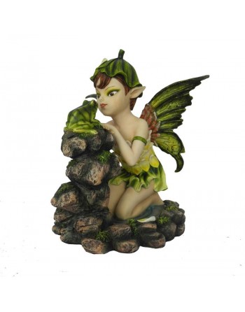 Fada Pixie com sapo 22*27...