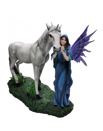 Fada Azul Com Unicórnio...