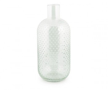 VASO BOTTIGLIA DOTS VETRO...