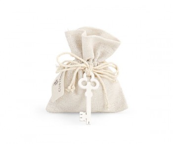 SACCHETTO AVORIO C/CHIAVE...