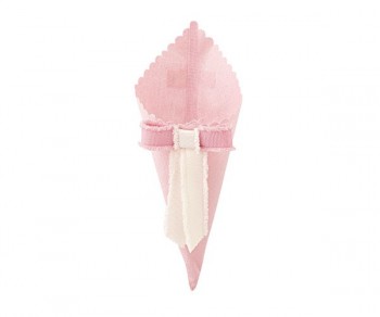 CONO ROSA CON FIOCCO...