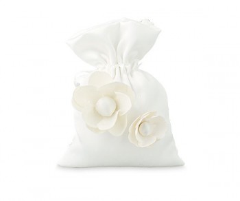SACCHETTO SATIN BIANCO...