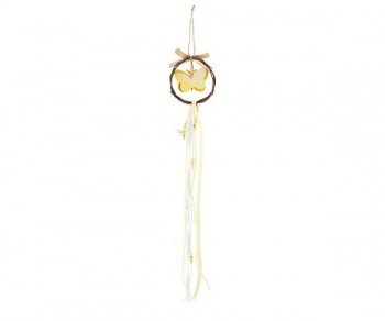 CORONA C/FARFALLA GIALLA...