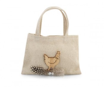 BORSETTA COT.BEIGE...