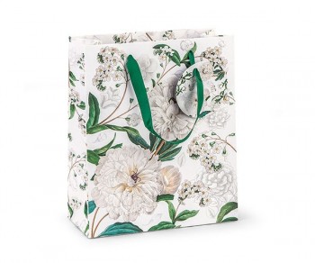 SHOPPER PEONIE BIANCHE...