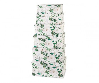 SET 6 SCATOLE PEONIE...