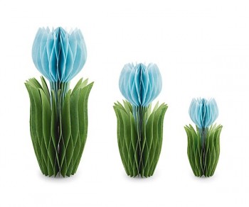S/3 TULIPANI AZZURRI...