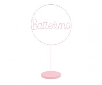 CERCHIO BATTESIMO ROSA...