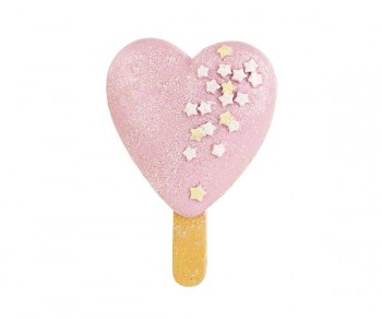 GELATO CUORE GLITTER ROSA...