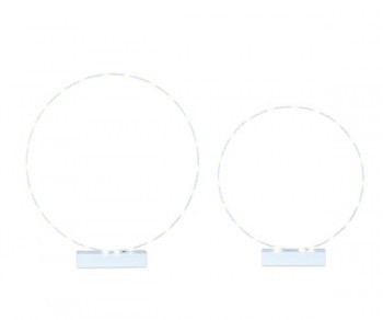 S/2 CERCHI AZZURRO C/LED...