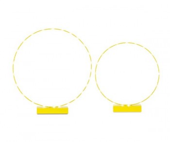 S/2 CERCHI GIALLO C/LED...