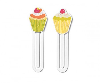 SET 12 SEGNALIBRO CUP CAKES...