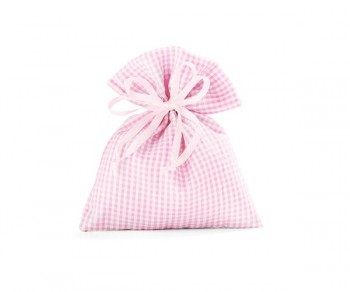 SACCHETTO QUADRETTI ROSA...
