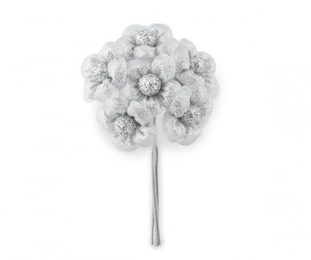 SET 6 FIORI ARGENTO D.35...