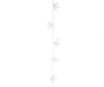 FILO 10 FIORI AVORIO C/LED...
