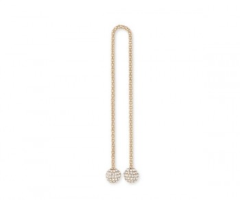 FILO 2 SFERE STRASS COL.ORO...