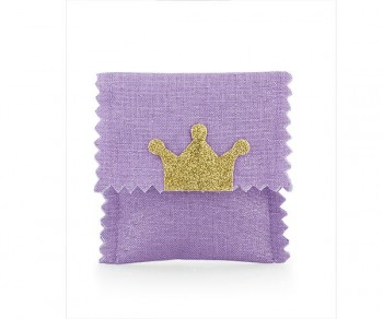 BUSTA C/CORONA LILLA...