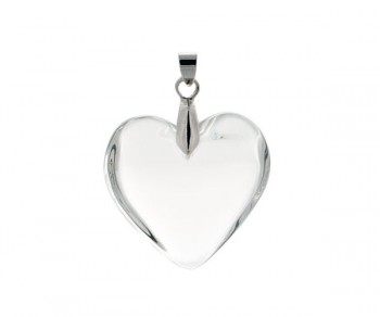 PENDAGLIO CUORE TRASPARENTE...