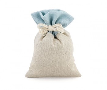 SACCHETTO BORDO CELESTE...