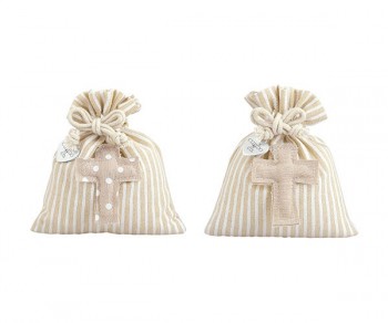 SACCHETTO RIGHE BEIGE...
