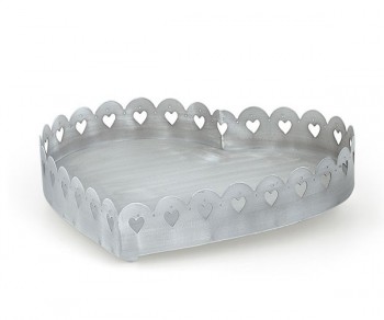 VASSOIO CUORE C/CUORI (300)