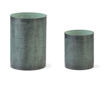 SET 2 PORTACANDELE VERDI...